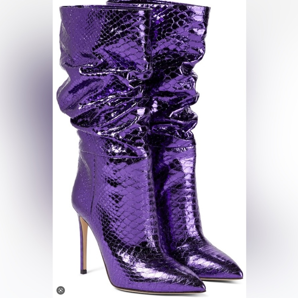 ISO - Paris Texas Metallic Purple Boots - Size 38